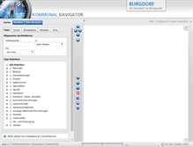 Tablet Screenshot of navigator.burgdorf.de