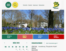 Tablet Screenshot of burgdorf.de